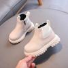 Autumn Children  Boots  Kids Short Boots Boys Non-Slip Leather Boot Outdoor Anti Slip Zipper Toddler Retro Snow Shoes