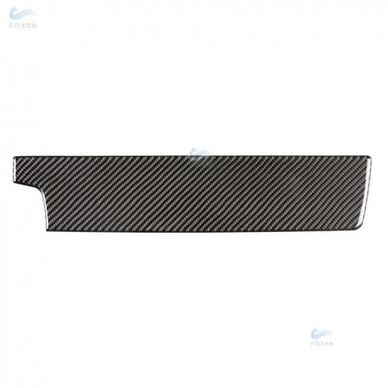 1*Carbon Fiber Co-pilot Center Control Panel Cover For Toyota RAV4 2006-2012