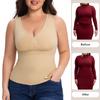 Plus Size Compression Tank Cami Tummy Control Body Shaper Slimming Shapewear Tops for Women Waist Trainer Vest Base Layer Camisole