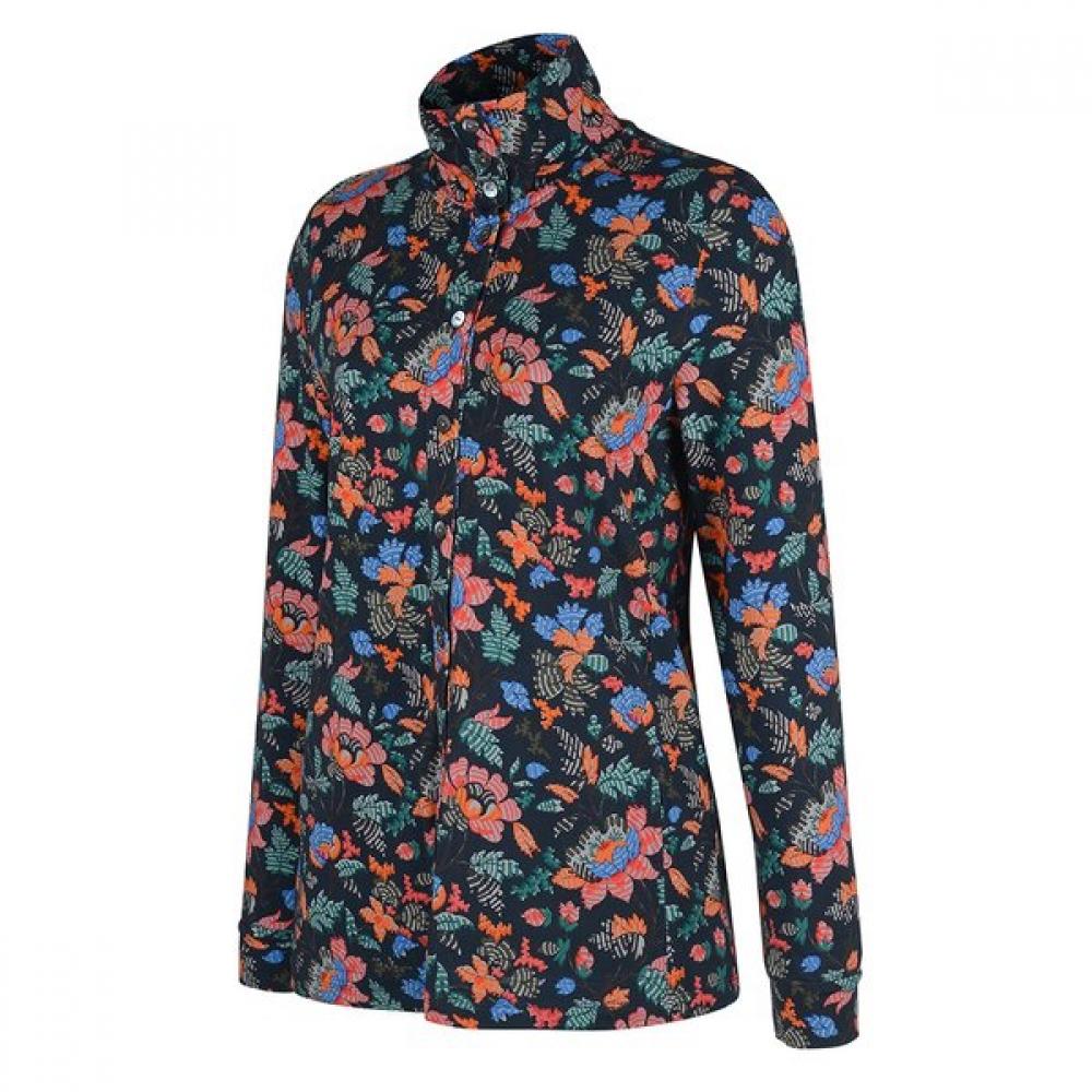 Oilily Pattern Mock Neck Tee Ow9f2ts016