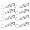 Stainless Steel Pocket Key Clip Bottle Opener Hex Wrench Multifunctional Tool for Outdoors