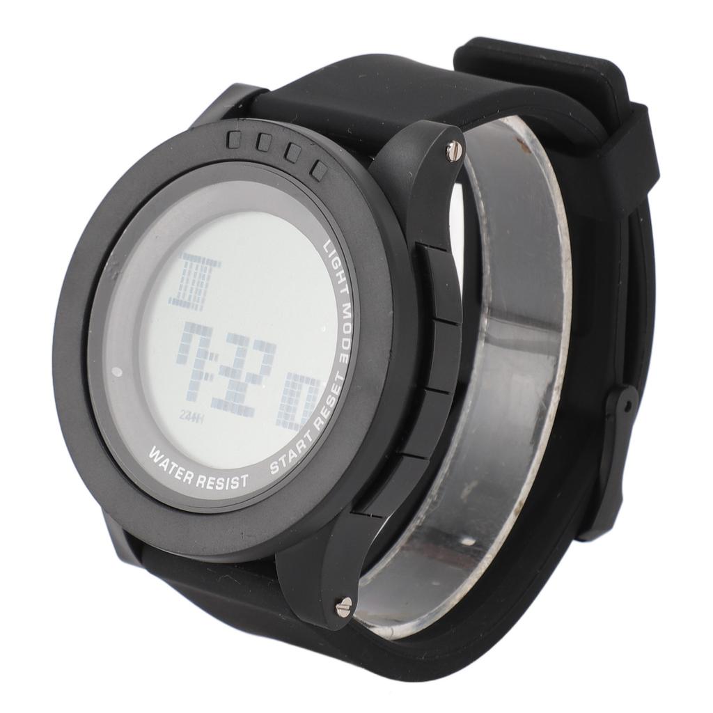 Digital Sports Watch 50M Waterproof 210mAh Battery Silicone Band Multifunction Luminous Digital Watch for Outdoor
