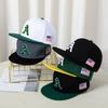 Hip-hop Flat-brimmed Baseball Cap A Letter Three-dimensional Embroidery Outdoor Shading and Sun Protection Young Men's and Women's Hip-hop Trendy Hat