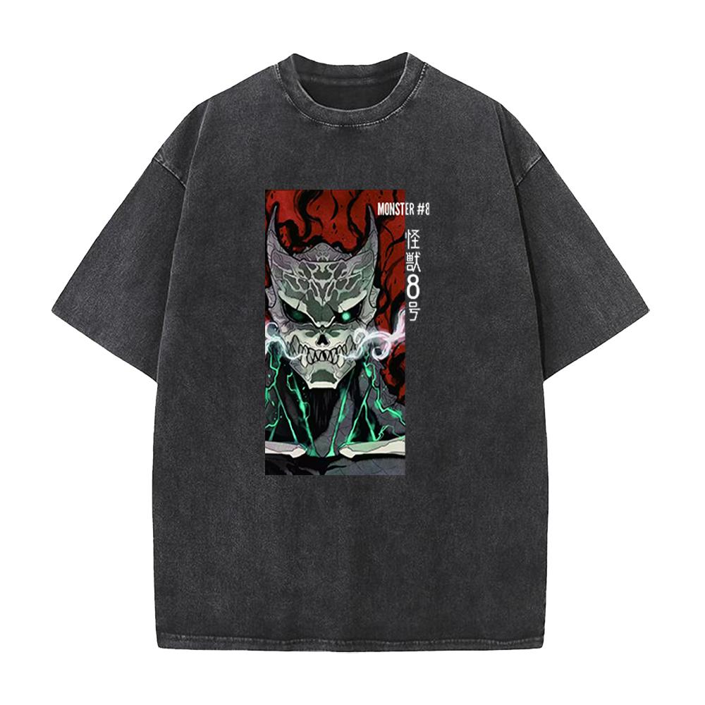 Kaiju No. 8 Anime Clothes Men Women Short Sleeve Crewneck T-shirts High Quality Cotton Tshirt Harajuku Unisex Manga T Shirt