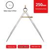 Copper-Plated Adjustable Scribing Gauge & Compass with Carbon Steel Head for Wood, Leather, and Metal Work.