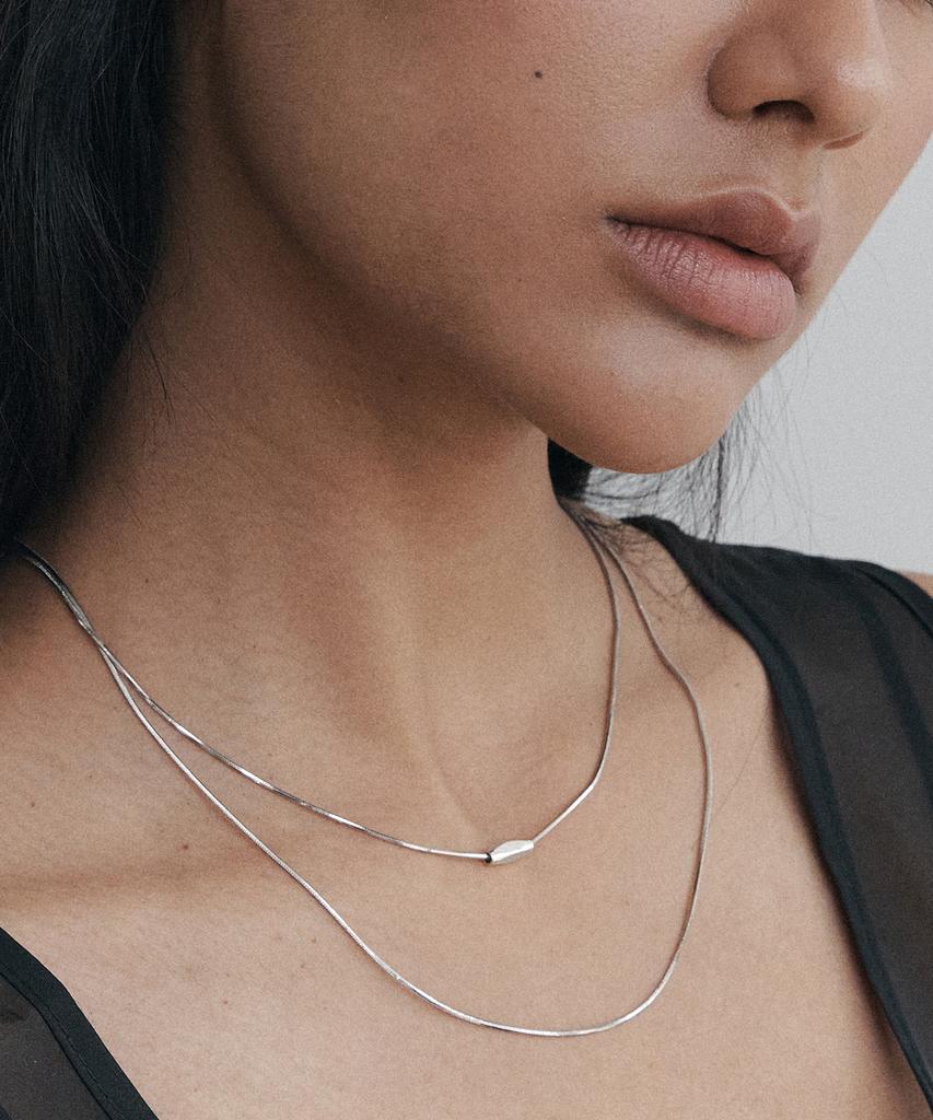 Attica Raw Mono Vein Necklace / Nbs017