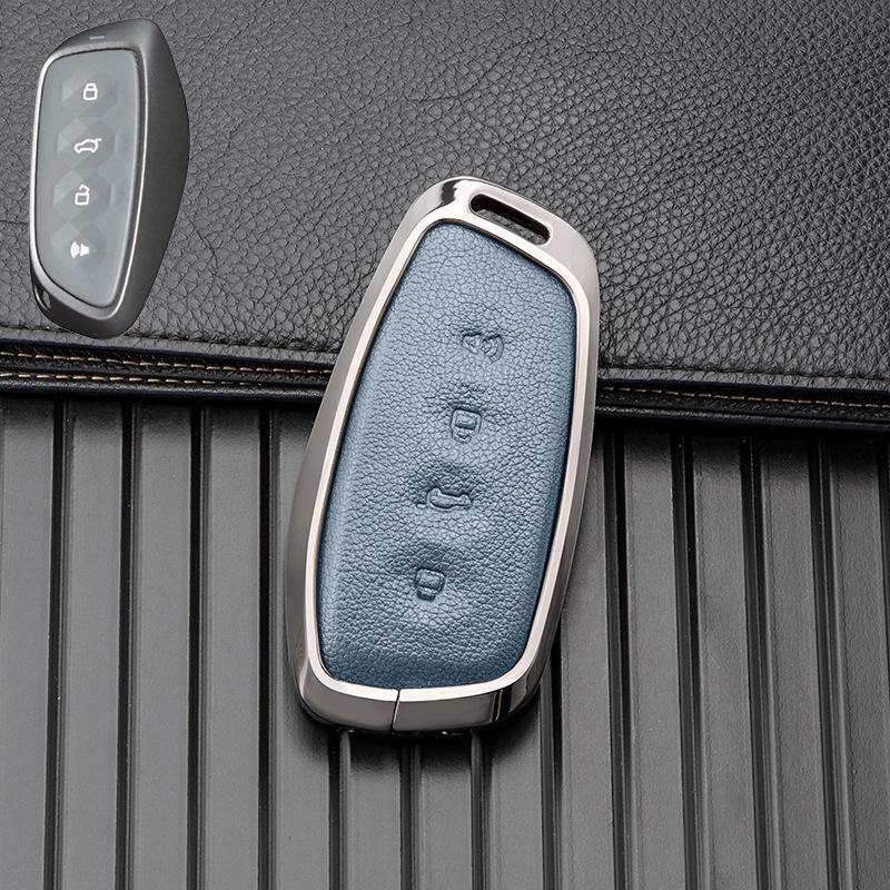 Full Metal Remote Cover for 2022 Great Wall Haval Car - Compatible with Harvard Series Key