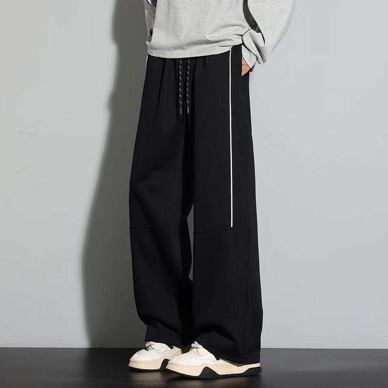 NASA NOAH Men's Loose Fit Straight Leg Casual Sport Pants