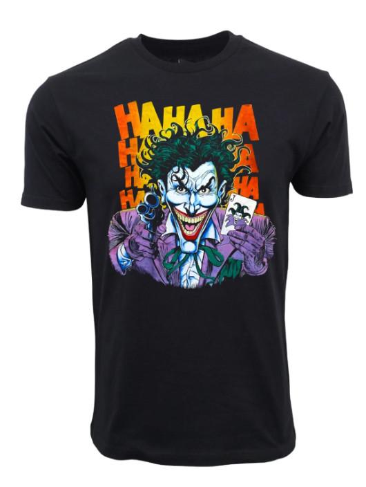 BATMAN THE JOKER HAHAHA GRAPHIC BLACK T SHIRT Unisex T-Shirt S