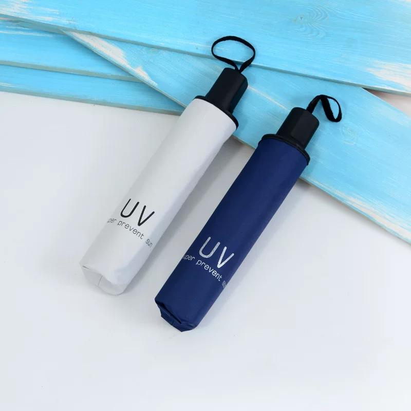 Large Quantity of Sturdy Sun Protection Uv-Resistant Umbrellas for Women, Thickened Folding Umbrellas, Sunshade and Rain Umbrellas, Customizable for