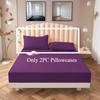 Fitted Sheet Soild Color with Elastic Band Non Slip Adjustable Mattress Cover for Double King Queen Bed