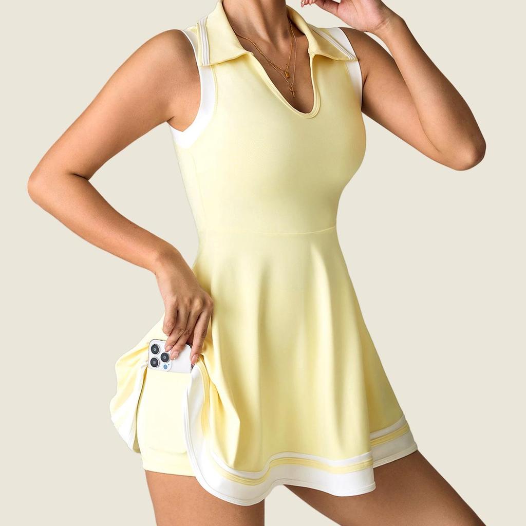 Spring & Summer Golf Tennis Skirt Set: Anti-exposure Badminton, Outdoor Running & Sports Wear