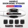 8PCS Car Door Handle Protective Film Door Handle Bowl Anti Scratch Protector Car Paint Protective Decorative Stickers