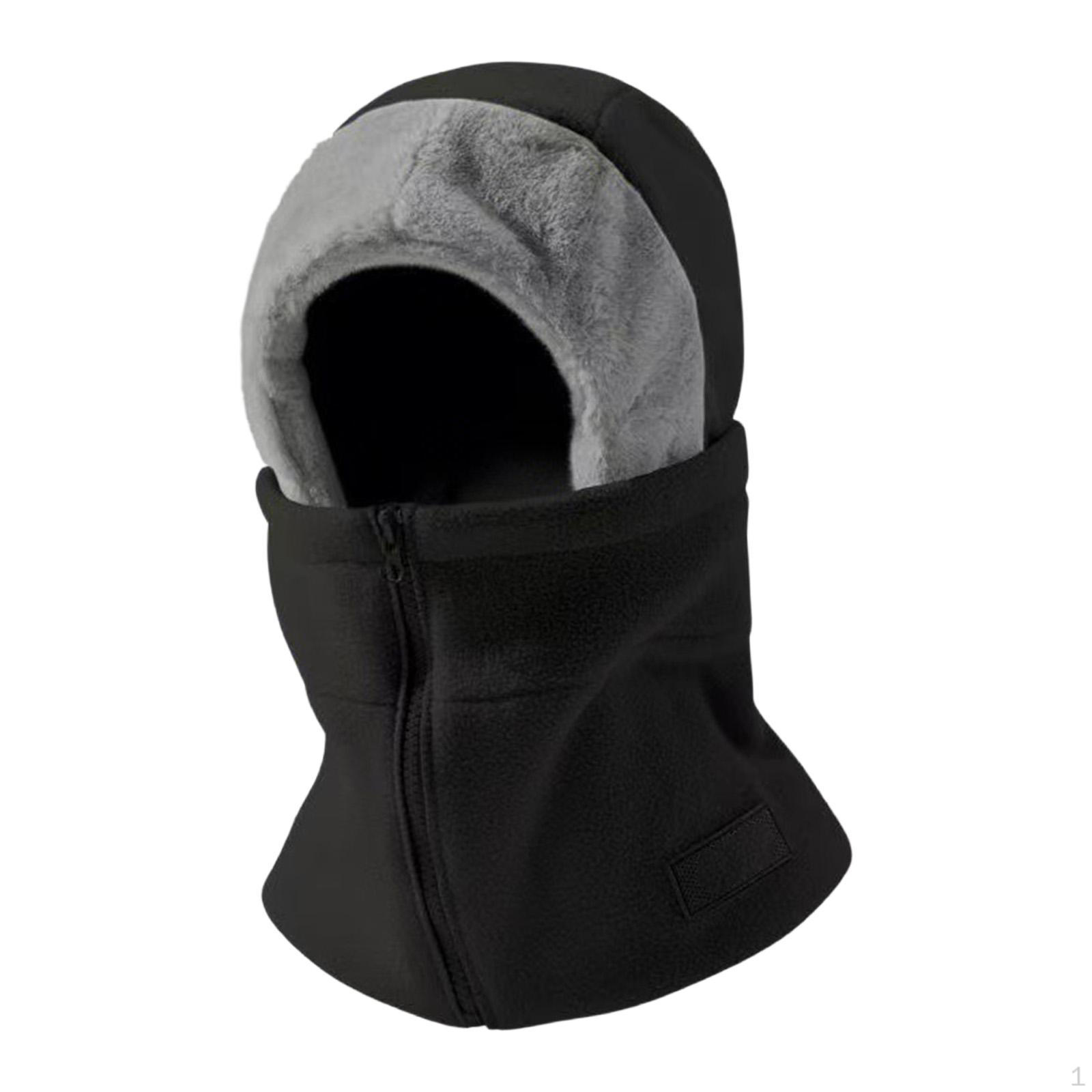 

Balaclava for Cold Weather, Skiing, Neck Warmer, Waterproof, Soft, Windproof, Thermal, чёрный