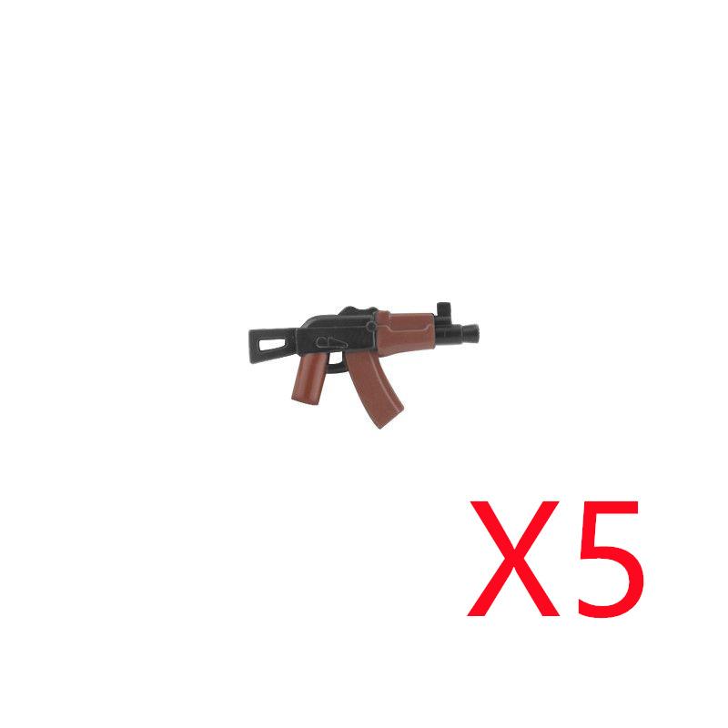 Vojáci Figurky Zbraně Stavebnice Pistole Poposha MP40 Puška AK74 Raketomet Kulka Plamenomet Hračky Dárek T051