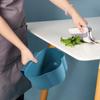 Space Saving Kitchen Hanging Trash Can Large Capacity Garbage Basin Creative Waste Bin  Bathroom