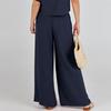 Women’s Summer Casual  Wide Leg Pants With Pocket
