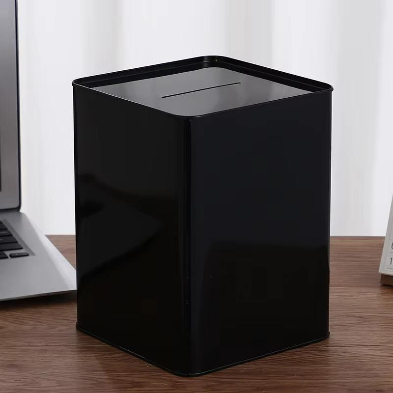 Creative Big Piggy Bank Metal Gold Large Money Boxes for Money Adults Children's Saving Period Bank Coin Money Organizer Gift