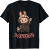 Funny Labubu Cute Labubu The Monsters Brown Meme T-Shirt