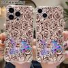 Phone Case: 2D Flat Design, Suitable for iPhone 18, 17, 16, 15, 14, 13 Pro, Transparent Corner Protection Case, Pink Twin-tail Hair, Christmas and Hal