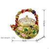 Creative Trinket Jewelry Box Enameled Teapot Necklace Rings Holder Collectible Storage Jar