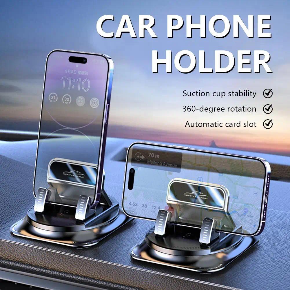 360° Rotatable Universal Car Phone Holder Car Dashboard Support Bracket Mount Easy Install Vehicle Mobile Phone Holder