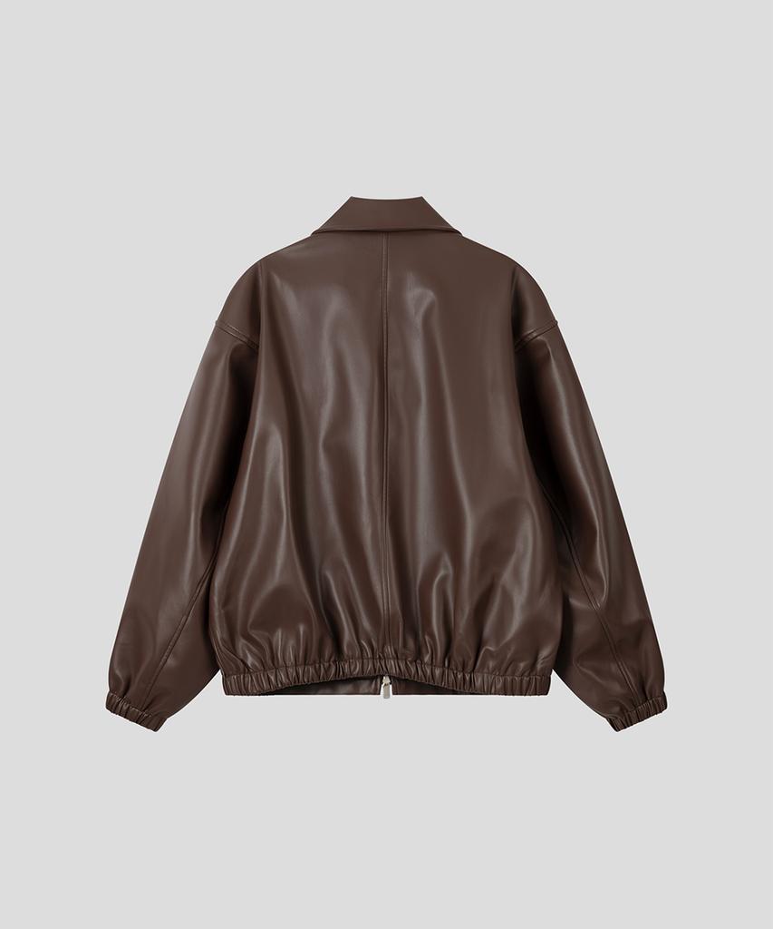 Black Moment Signature Synthetic Leather Oversized 2-Way [Brown]