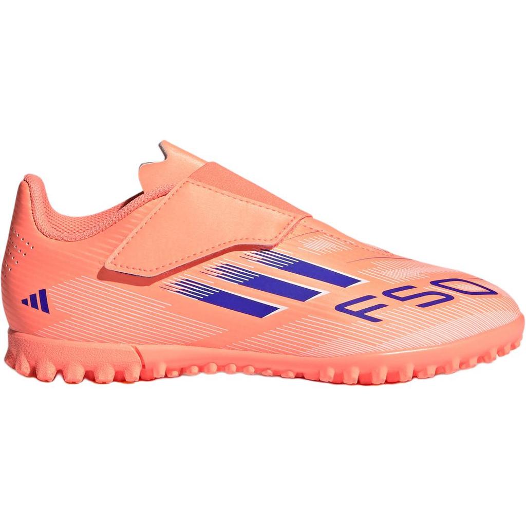 Adidas F50 Club Vel TF Classic Comfortable Low-Top Soccer Shoes Kids Soccer Shoes Orange JI0035