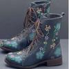 Autumn and Winter New High Tube Square Heel Knight Boots Large Size Shoes Solid Color Side Zipper Boots