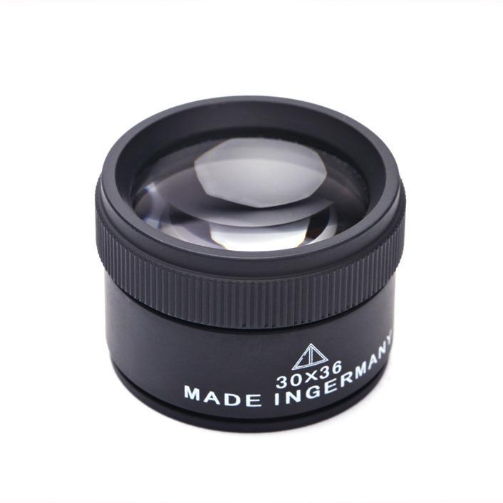 

30x36mm Clear 30x Magnification Jewelry Appraisal Metal Magnifier SC30x36 синій