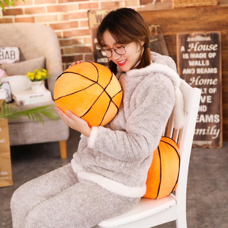 Basketball Plush Pillow Football Toy - Creative Ragdoll Gift for Boys & Girls