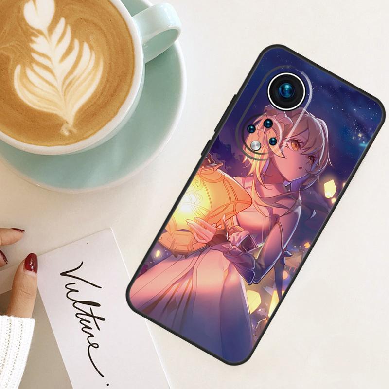 

Аниме Игра Genshin Impact For Honor Магический 8 7 6 Pro Чехол Для Honor 200 400 Lite 90 70 50 X8c X8b X9a X9b X9c X9d Win RT Honor 200 Lite