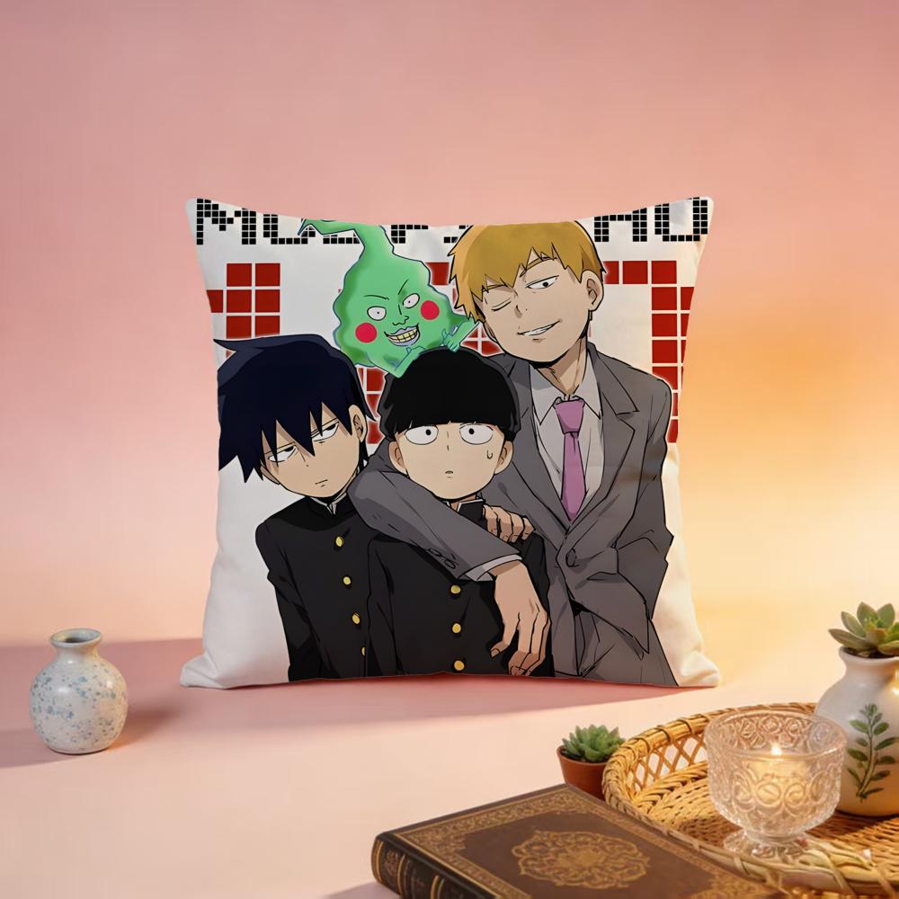 Hot MMob Psycho 100ed Cushion Cover Premium SkinFriendly Pillow Case MultiPurpose for Home Office Travel