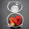 with Transparent Lids Transparent Dessert Boxes Cat Head Cake Box for 100pcs Fruit Dessert Stall