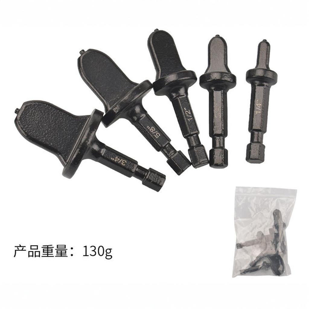 5/6/11PCS Tube Pipe Expander Copper Tube Hex Shank Pipe Expander for Conditione Pipe Takeover Tool