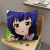 1pc Maya Jouga Anime Characters Pillow Case Fashion Square Pillowcase Bedroom Sofa Room Ins Decoration Leisure