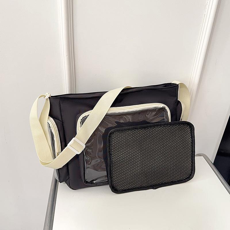 Zaino, Borsa a Tote, Borsa a Spalla Singola a Tracolla Versatile, Semplice, di Grande Capacità per Donne
