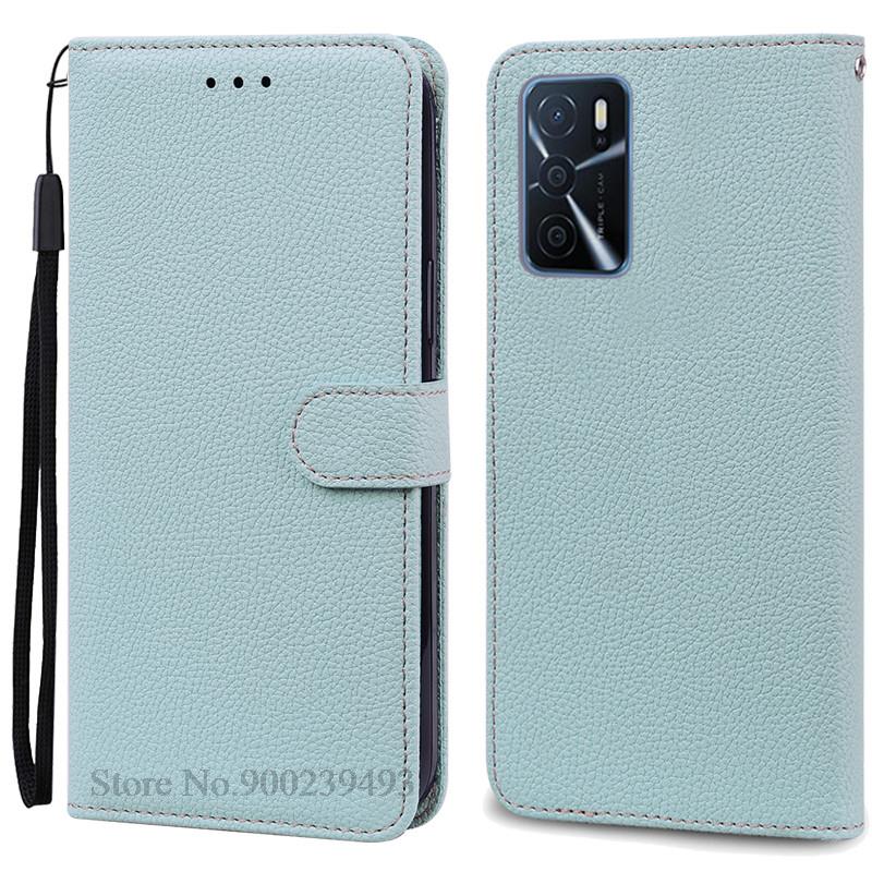 Pour OPPO A16 Étui Portefeuille à Rabat en Cuir Pour Oppo A16s Étui OppoA16 s CPH2269 CPH2271 Étui en Silicone Pour Oppo A16 A16s Housse