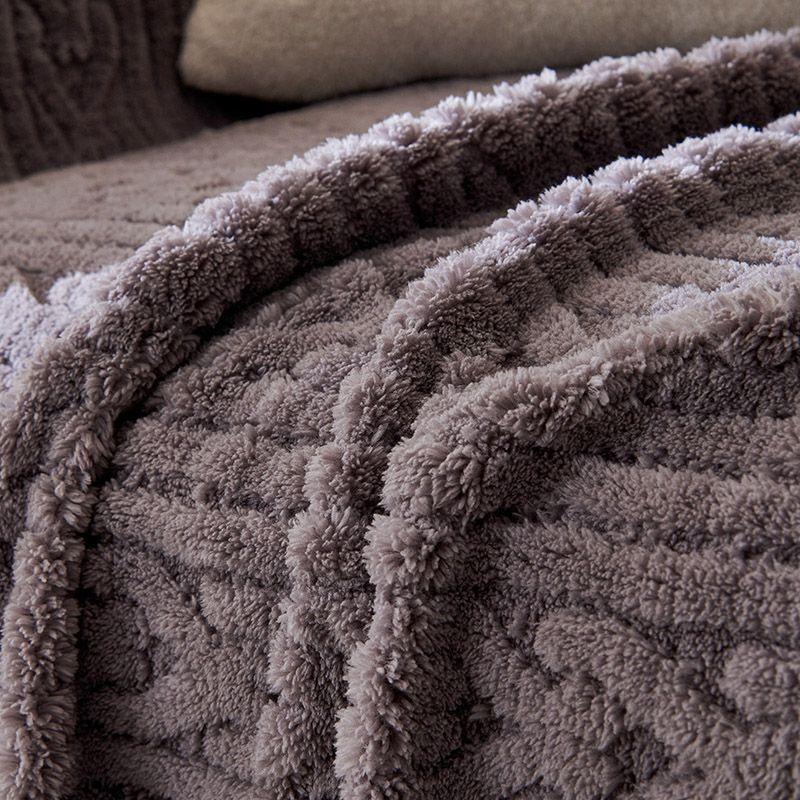 Sofa Full Covered Universal Universal Case Simple Living Room Fabric Craft Plush Thickened Sofa Towel Dustproof Cover Cloth