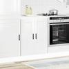 Vidaxl Kitchen Base Cabinet, Porto, White, Wood-based Material