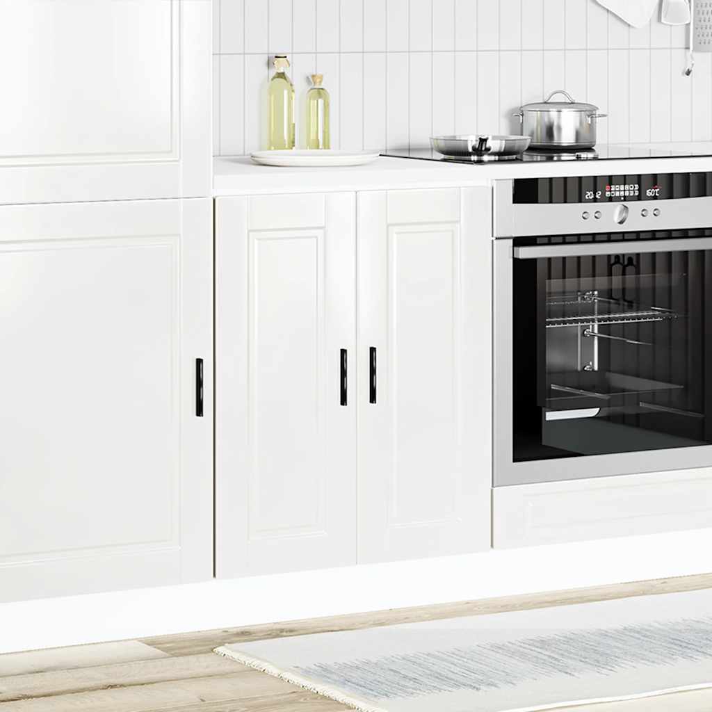 Vidaxl Kitchen Base Cabinet, Porto, White, Wood-based Material