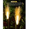 LED Solar Garden Reed Lamp Simulation Bulrush Flower Yard Christmas Decoration Luminous Optical Fiber Solar Power Light