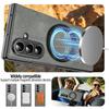 Faux Leather Flip Full Cover Phone Case For Galaxy Z Fold 8 Ultra 7 6 With Rotatable Ring Kickstand Holder, Wireless Charging
