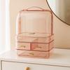 Clear Makeup Storage Rack Drawer Style Lipstick Holder Large Lip Gloss Storage Stand  for Bathroom