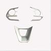 Matte Silver Trim 3pcs ABS Steering Wheel For Toyota Corolla -
