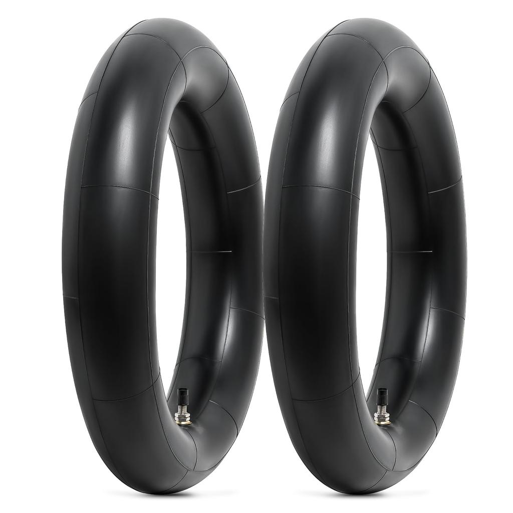 PaoWin Innenreifen mit TR4 Motorrad-Innenreifen Kompatibel mit und Motorrädern 2er-Pack, 3.00-12 Schläuche, Schwerlast, Ventil, 3.00/3.50-12 80/100-12 Schläuche,