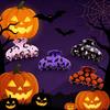 PVC Halloween Hair Claw Skeleton Large Shark Clip Halloween Themed Pumpki Hair Clip  Fashion Lovers