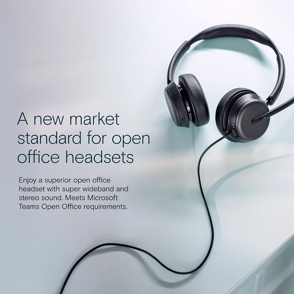 EPOS Impact 860T USB-C Binaural Headset for Open Offices, Microsoft Teams Certified