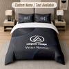 Custom Bedding Set Linkin Park Pattern, Print Name Text 1 Duvet Cover plus 2 Pillowcases Home Textile