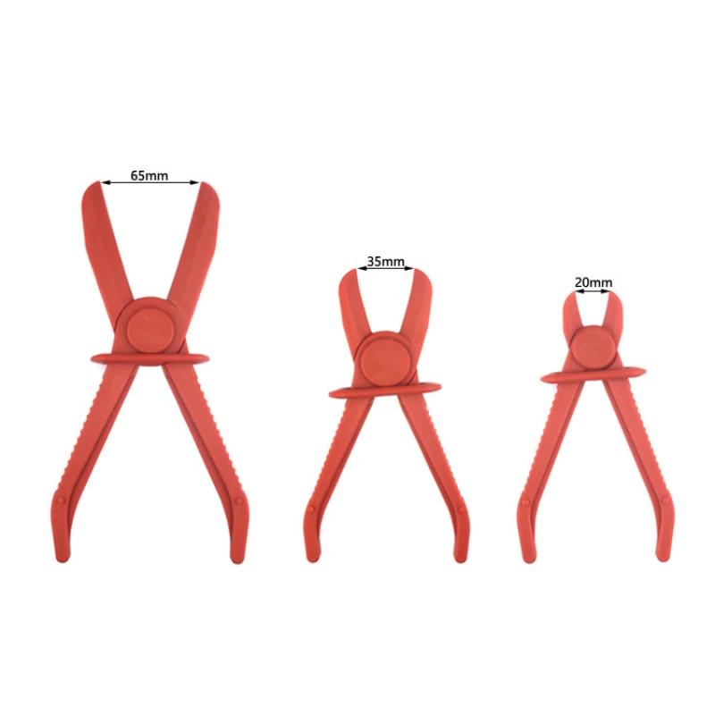 3Pcs/Set Hose Tube Clamp Pliers Tool Brake Fuel Water Line Clamp Pliers for Car Repair Hose Clamp Removal Hand Tool